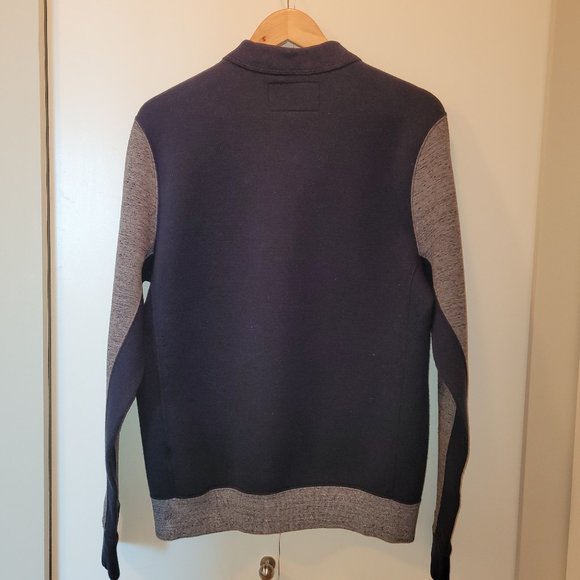 A&F Men's Grey/Blue Jacket - Size L - Picture 3 of 9